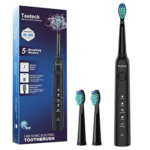 Electric Toothbrush, Sonic Rechargeable Eletronic Toothbrushes for Adults